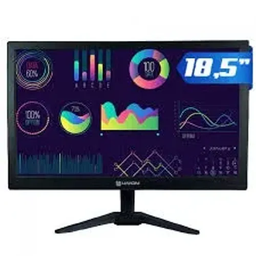 MONITOR HAYOM, 18,5 POL, LED, 75HZ, HDMI/VGA, VESA, PRETO, MO6007