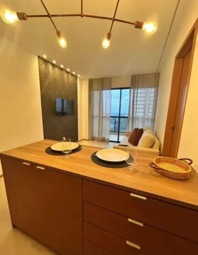 GR Vende ou aluga Ed. W Residence - 45m2 - 1 quarto - Mobiliado- Lazer - 1 vaga - Marco