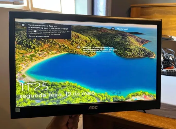Monitor AOC E950SWN 18,5" VGA + Suporte VESA