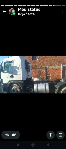 Scania 124 2002 com bomba de asfalto 