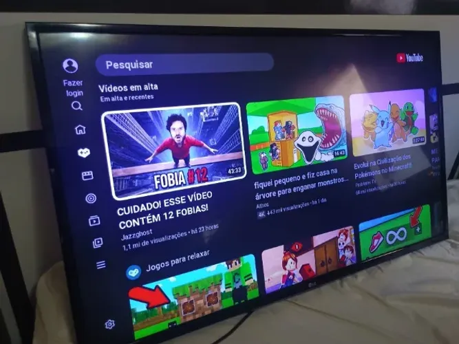 Televisão Smart TV LED 43 Polegadas LG Full HD 2 HDMI Wifi Controle Original