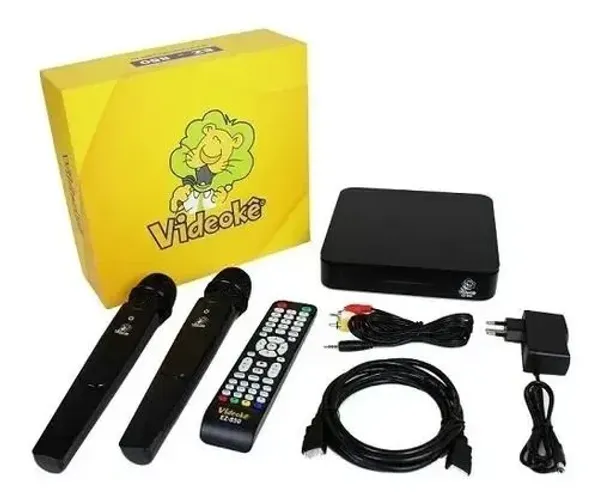 Vídeoke EZ850 com 2.975 músicas