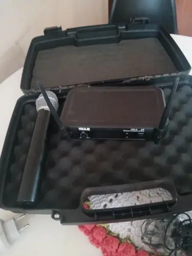 Vokal microfone sem fio mais reciver