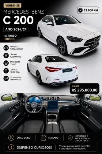 Mercedes-Benz C-200 AMG Line EQ Boost 1.5 TB Aut. 2024