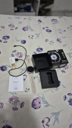 Relogio smartwatch solar 5