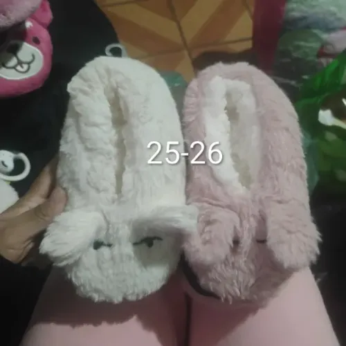 kit 2 pantufas infantil 