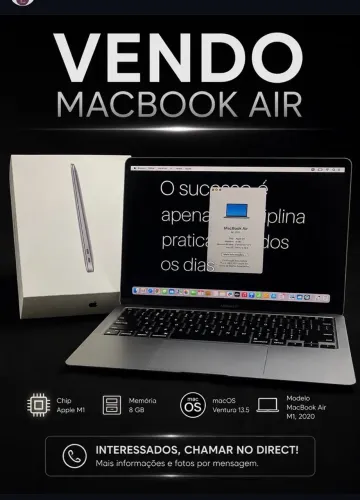 MACBOOK AIR M1 Novo
