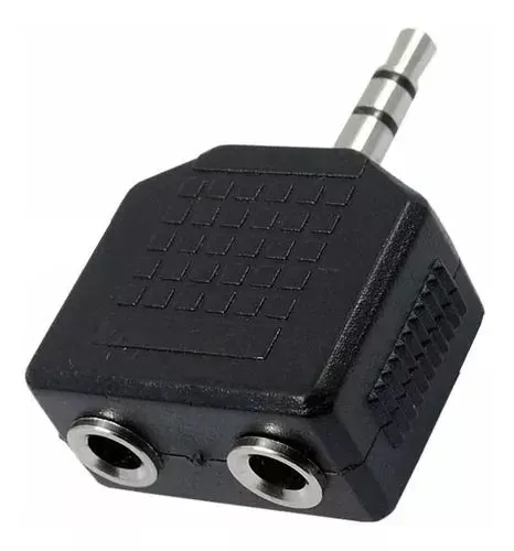 Adaptador P2 Macho x 2XP2 Fêmea Divisor Áudio 