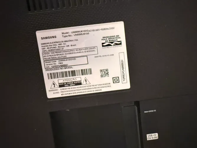 Televisão Samsung 55? com defeito