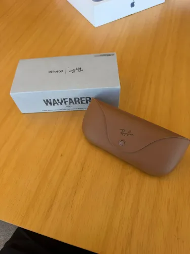 Óculos RAY-BAN META Wayfarer Gen2- Matte Black/ Transitions Grey