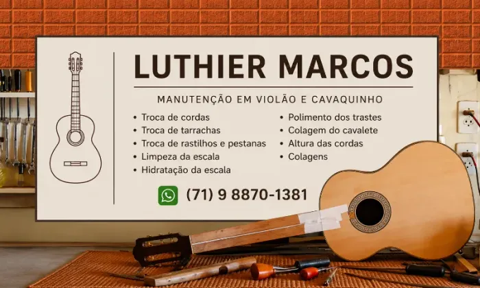 Manutenção - violão e cavaquinho