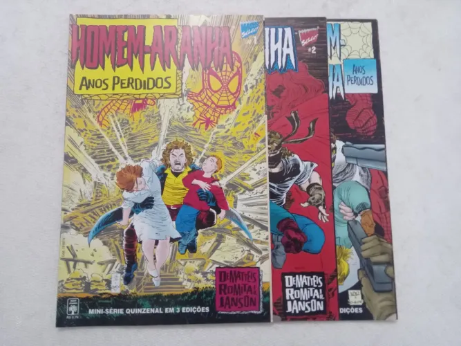 Hq Homem Aranha Anos Perdidos mini série completa 1997