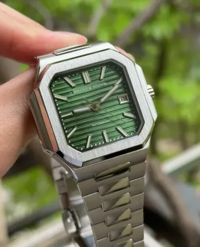 Relógio Specht & Söhne Square Cubic - 41mm - Automático - Masc - NOVO