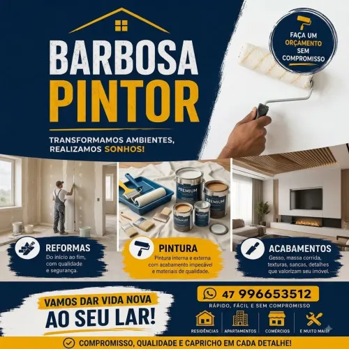 Serviço de pintura - Joinville e região