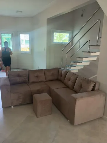 SOFÁ DE CANTO ENTREGA GRÁTIS PUFF GRÁTIS