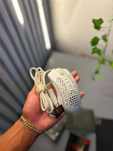 Mouse Gamer Redragon Storm Elite M988 Branco - Completo na Caixa | Conservado