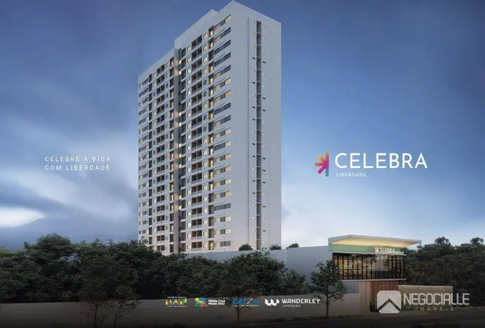 Apartamento com 2 dormitórios à venda, 46 m² por R$ 285.000,00 - Liberdade - Campina Grand