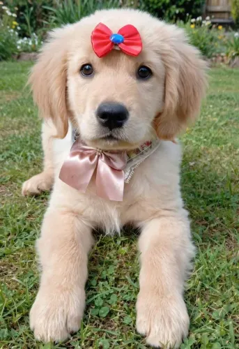 Golden terrier fême