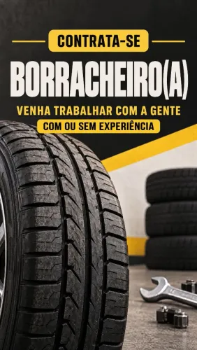 Vaga para borracheiro com ou sem experiência