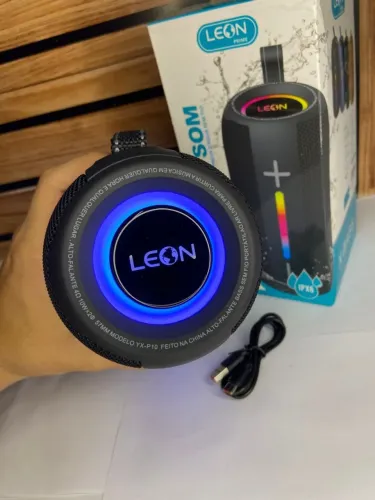 Caixa de Som Bluetooth Led RGB Leon Prime 30W YX-P10 an9