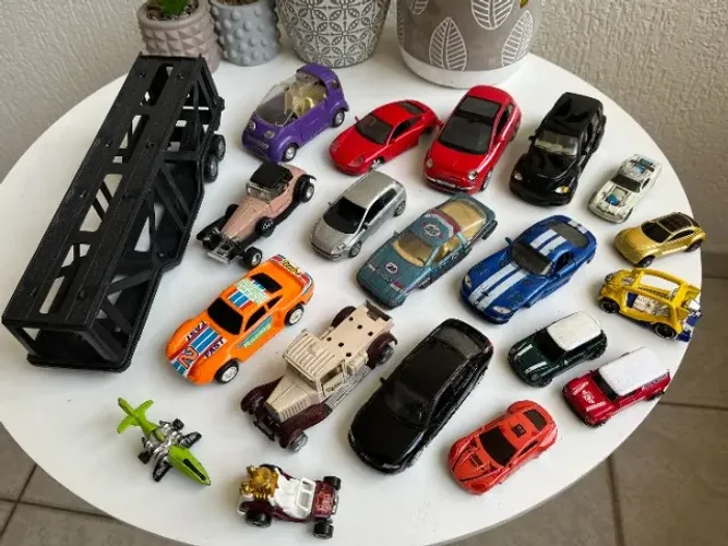 lote 20 carrinhos porsche audi hot wheels e outros - diorama restauro usados