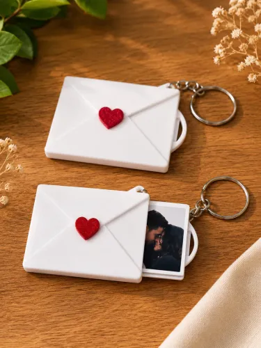 Chaveiro carta e câmera ? ? ?