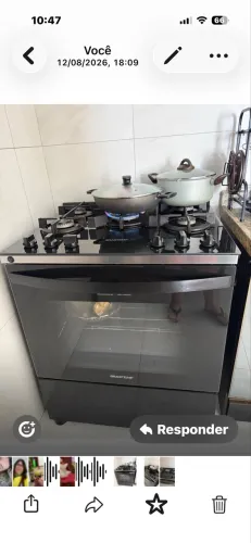 Vendo esse fogão 5 bocas Brastemp