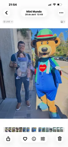 Canguru cinza usado em 1 viagem 1 X
