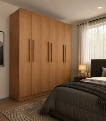 Guarda Roupa Casal Espanha 100% MDF 6 Portas 2 Gavetas Promoção