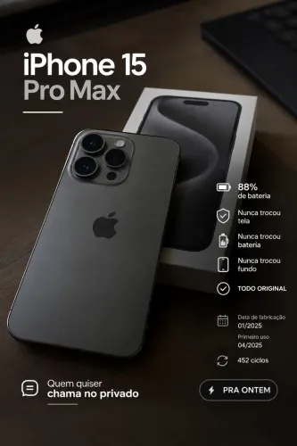 IPHONE 15 PRO MAX TODO ORIGINAL