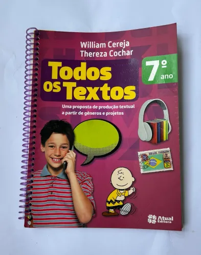 Livro Todos os textos 7 ano William Cereja