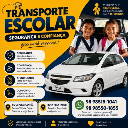 TRANSPORTE ESCOLAR - SÃO LUÍS/MA<br>