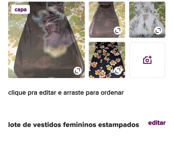 Lote de vestido adulto