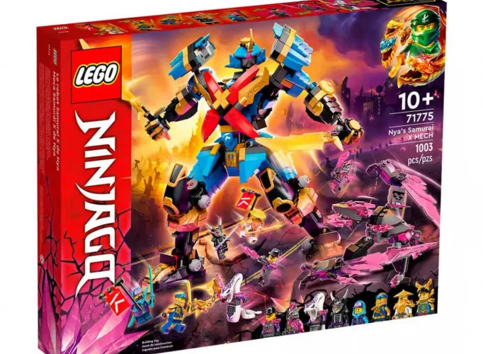 Lego 71775 robo da nya sem caixa sem manual e sem adesivos