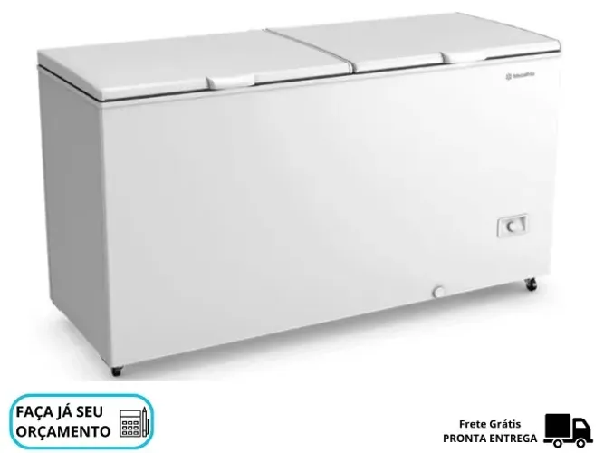 Freezer Horizontal 2 Tampas 546L Metalfrio