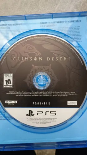 CRIMSON DESERT NOVO!!! MÍDIA FÍSICA PS5