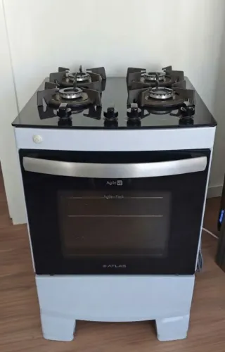 Fogão Atlas Agile Up 4 Bocas Mesa de Vidro 220V - Perfeito Estado!