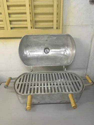 Churrasqueira de Alumínio Fundido a Bafo GRANDE