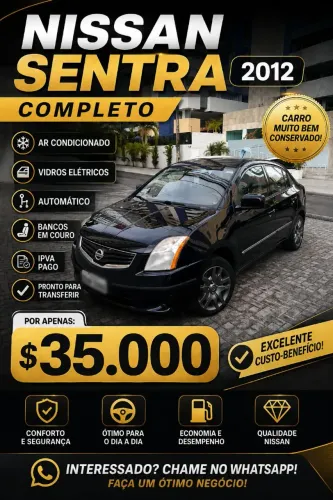 Nissan Sentra 2.0/ 2.0 Flex Fuel 16V Aut. 2011
