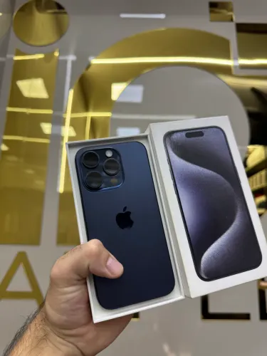 IPHONE 15 PRO 128GB AZUL COM CAIXA SEMI NOVO PROMOÇÃO JULHO