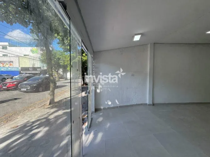 Ponto comercial com 90m² no bairro do Campo Grande em Santos