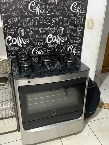 Fogão inox 5 bocas consul