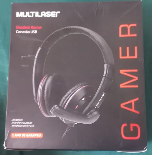 Headset Gamer Multilaser USB PH334