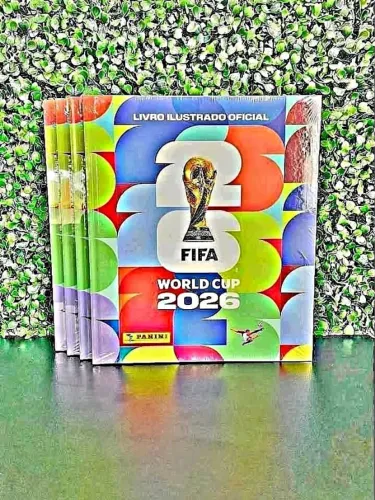 CAPA DURA Álbum Copa do Mundo 2026 Poucas unidades A Pronta Entrega