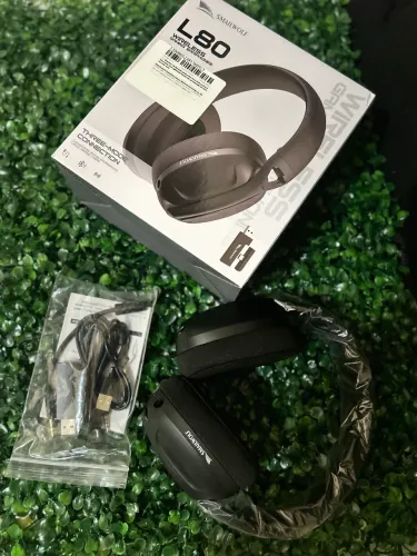 1 Headset Gamer Sem Fio Smailwolf L80 Tri-Mode (Bluetooth, 2.4Ghz e Cabo) Novo