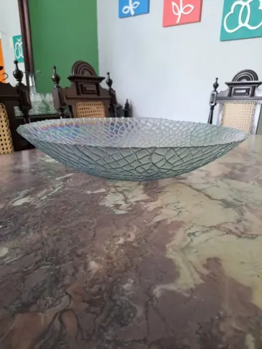 Fruteira de vidro