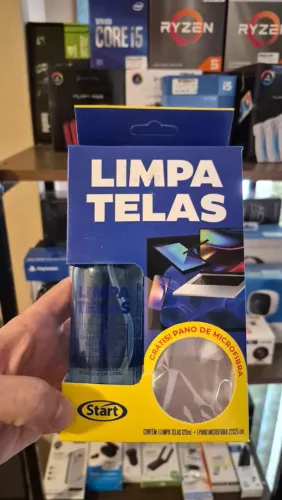 Limpa telas, pano de microfibra, 120ml, novo, lacrado!