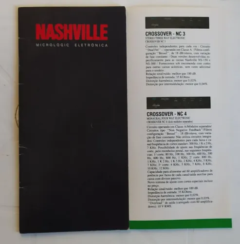 Catálogo linha Nashville 16 pág . 20x10cm