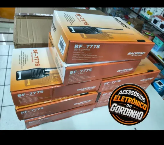 Par 2 rádio comunicador completo baofeng