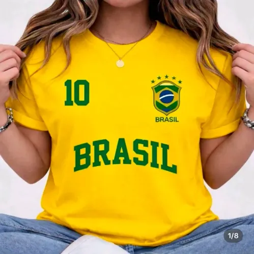 Camisa do Brasil 100% algodão